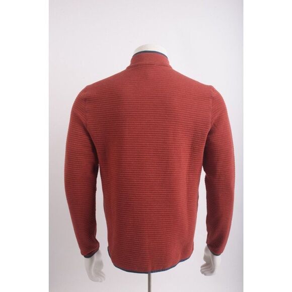 Southern Tide Mens Rutland Reversible Heather Quilted Shirt S Red Ivory 9462 - Picture 5 of 9